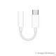 Apple MU7E2 - Adaptateur USB Type-C vers Jack 3.5mm - Blanc (Original, Blister)