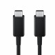 Samsung EP-DX510JBE - Cable USB tipo C a USB tipo C (5 A - 1,80 m) Negro - A granel