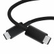 Samsung EP-DX510JBE - Cable USB tipo C a USB tipo C (5 A - 1,80 m) Negro - A granel
