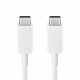 Samsung EP-DX510JWEGEU - Cable USB Tipo C a USB Tipo C (5A - 1,80 m) Blanco - Embalaje Original