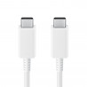 Samsung EP-DX510JWEGEU - Cavo USB Type-C a USB Type-C (5A - 1,80 m) Bianco - Confezione originale
