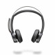 Poly Voyager Focus 2 Wireless Headset - (Stereo - Bluetooth - Charging Stand) Black