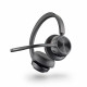 Poly Voyager 4320 MS Draadloze Hoofdtelefoon - (Stereo - Bluetooth - USB-A) Zwart