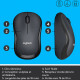 Mouse Logitech M220 Silent - (Silenziosa - 10 m di raggio) Grigia