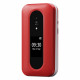 Doro Leva L30 (Clapet - 4G - Socle de charge) Rouge / Blanc