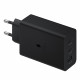 Samsung EP-T6530NBEGEU - Adaptateur Secteur Trio 2 x USB Type-C & 1 x USB-A (65W - Noir) Emballage Original