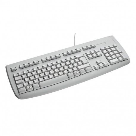 Teclado Logitech Deluxe (Teclado AZERTY) Blanco