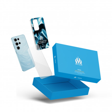 NEOW Safe Plus, Pack OM (Smartphone voor tieners - 6,6'' - 128 GB, 4 GB RAM) Blauw