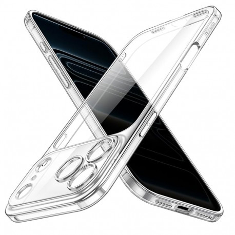 Silikonhülle für das iPhone 17 Pro (0,5 mm, Transparent) - Kompatibel - Großpackung