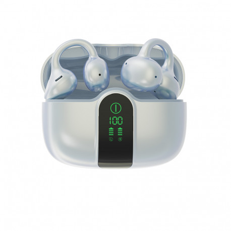 Blackview AirBuds 15 (Bluetooth 6.0 - Display Screen - Riduzione del Rumore) Bianco