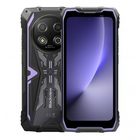 Blackview Rock 2 (NFC - 6,67'' - 256 GB, 12 GB RAM - 15000 mAh) Violett