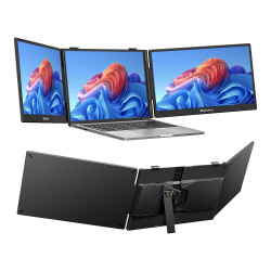 Blackview DCM5 - PC-Bildschirmerweiterung (14'' - 2 Bildschirme) Schwarz
