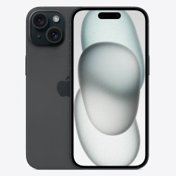 iPhone 15 (6.1" - 128 Go, 6 Go RAM) Noir
