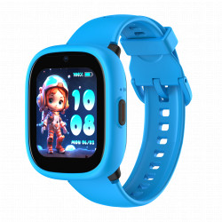 Lagenio K10 (Montre Connectée pour enfant - 1.8' - Support Sim 4G) Bleu