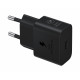 Samsung EP-T2510EBE - USB Type C Oplader (25W, Snelladen, Zwart) - Origineel, Bulk