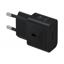 Samsung EP-T2510EBE - Adaptateur Secteur USB Type C (25W, Fast Charge, Noir) - Original, Bulk