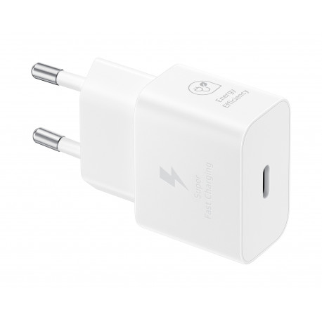 Samsung EP-T2510EWE - USB Type C Wall Charger (25W, Fast Charge, White) - Original, Bulk