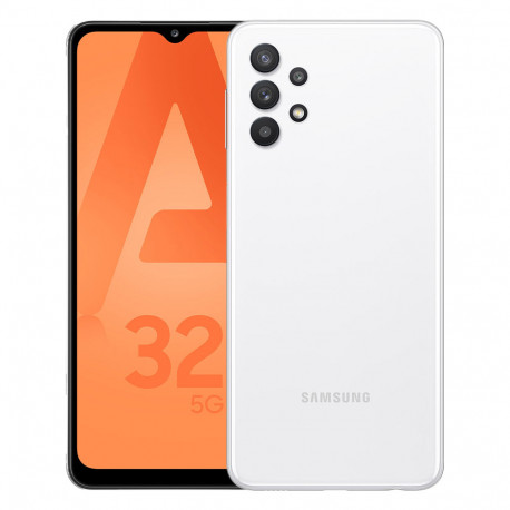 Samsung A326B/DS Galaxy A32 5G (Double Sim - 64 Go, 4 Go RAM) Blanc