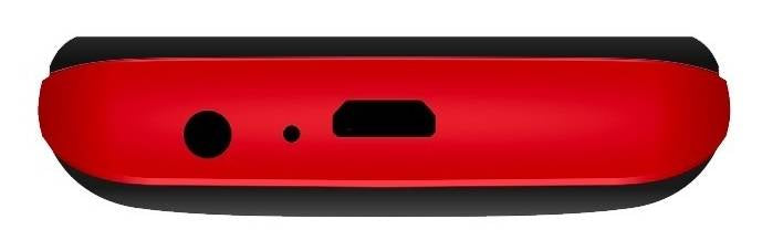 Konrow Sweet – kompakt – 2,4-Zoll-Display – Dual-SIM – UKW-Radio – Schwarz / Rot