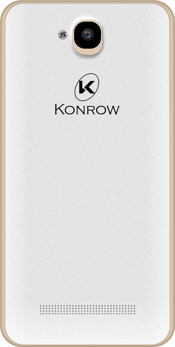 Konrow Easy Touch - Smartphone Android 7.0 Nougat - Ecran 5'' - Double Sim -  8Go, 1Go RAM - Or