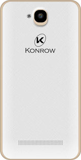 Konrow Easy Touch - Smartphone Android 7.0 Nougat - Ecran 5'' - Double Sim -  8Go, 1Go RAM - Or