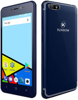 Konrow Easy Feel - Smartphone Android - 4G - Ecran 5'' - Double Sim - 16Go, 1Go RAM - Bleu
