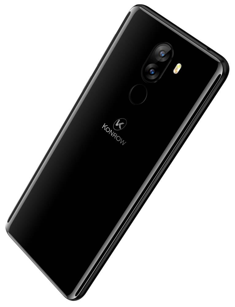 Konrow Sky - Smartphone Android - 4G - Écran 5.5'' - 16Go, 2Go RAM - Noir