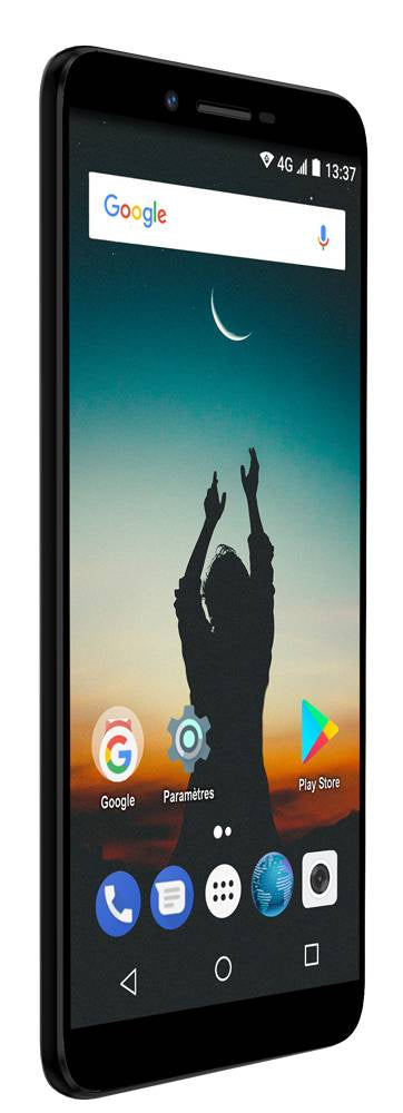 Konrow Sky - Android-Smartphone - 4G - 5,5-Zoll-Display - 16 GB, 2 GB RAM - Schwarz