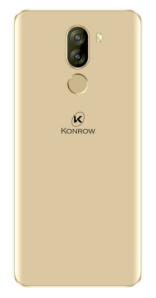 Konrow Sky - Smartphone Android - 4G - Écran 5.5'' - Double Sim - 16Go, 2Go RAM - Or