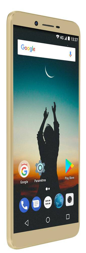 Konrow Sky - Smartphone Android - 4G - Écran 5.5'' - Double Sim - 16Go, 2Go RAM - Or