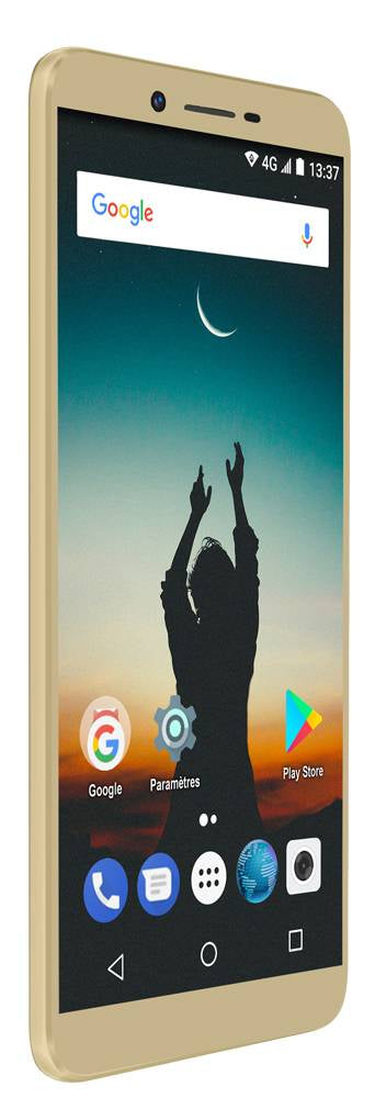 Konrow Sky - Smartphone Android - 4G - Écran 5.5'' - Double Sim - 16Go, 2Go RAM - Or