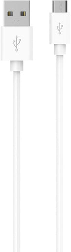 Câble Data Micro USB - 1m - Blanc (Compatible Android, En Vrac)