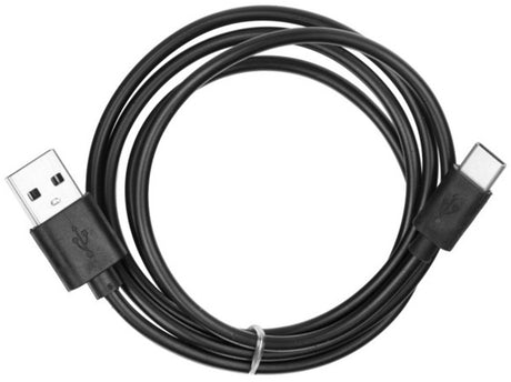 Cavo dati Micro USB Type-C - 1 m - Nero (compatibile con Android, sfuso)