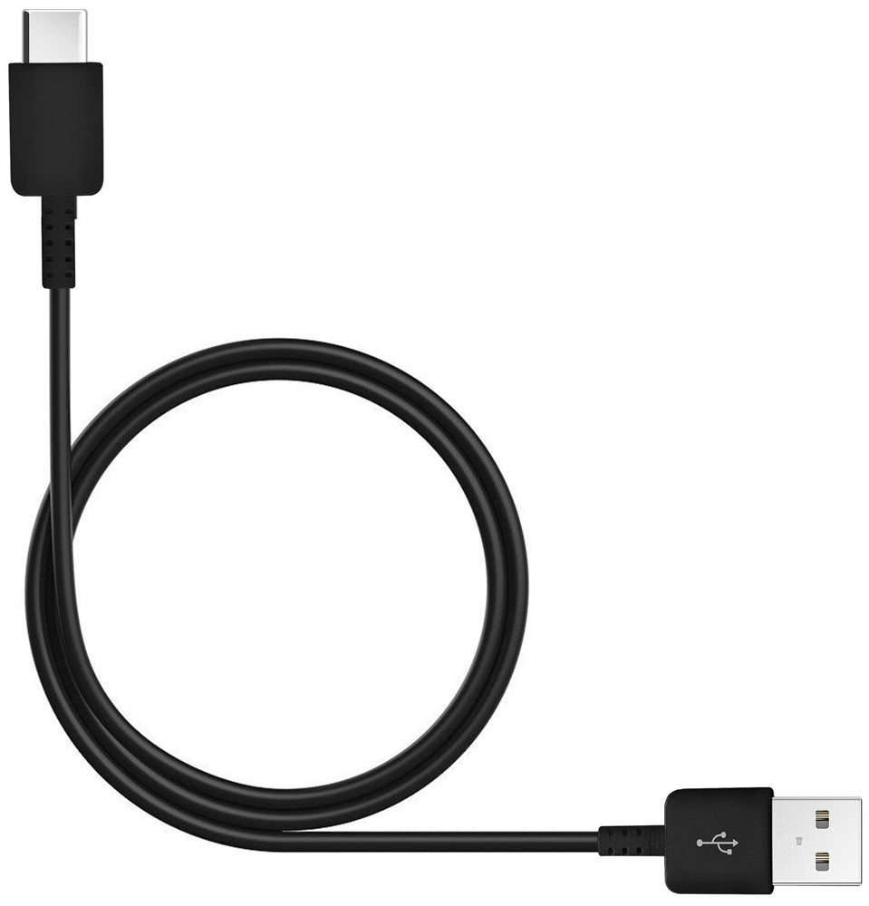 Micro USB Type-C data cable - 1 m - Black (Android-compatible, bulk packaging)