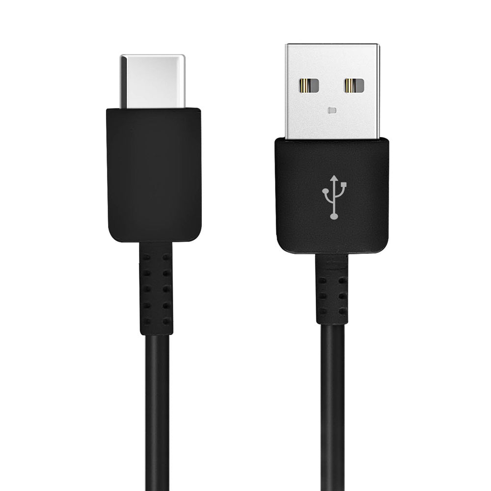 Micro USB Type-C data cable - 1 m - Black (Android-compatible, bulk packaging)