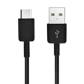 Micro USB Type-C data cable - 1 m - Black (Android-compatible, bulk packaging)