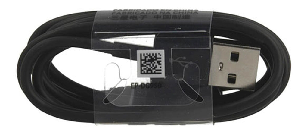 Samsung EP-DG950DBE - Câble Data combo Micro USB & Type C - 1.2m - Recharge rapide - Noir (Compatible Android, En Vrac)