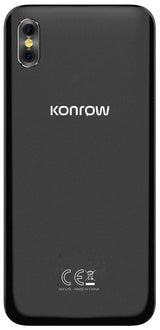 Konrow Sky Lite - Smartphone Android - 4G - Écran 5.45'' - Double Sim - 16Go, 1Go RAM - Noir