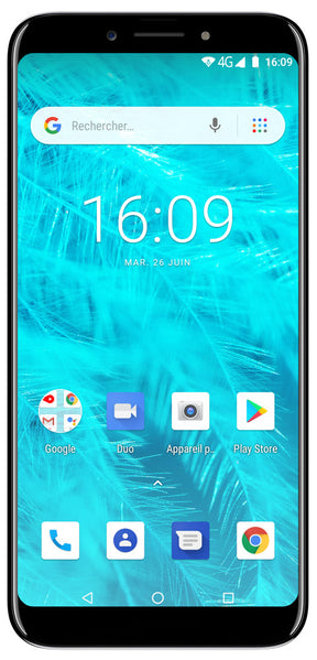 Konrow Sky Lite - Smartphone Android - 4G - Écran 5.45'' - Double Sim - 16Go, 1Go RAM - Noir