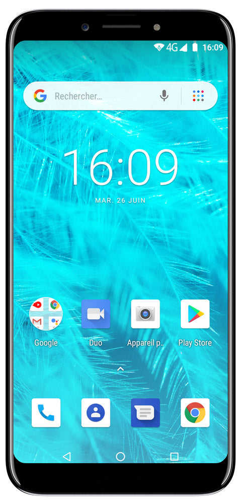 Konrow Sky Lite - Smartphone Android - 4G - Écran 5.45'' - Double Sim - 16Go, 1Go RAM - Noir