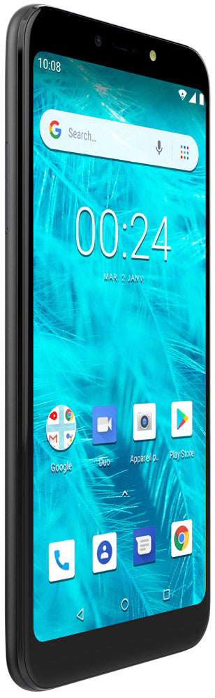Konrow Sky Lite - Android-smartphone - 4G - 5,45'' scherm - Dual SIM - 16 GB, 1 GB RAM - zwart