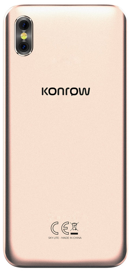 Konrow Sky Lite - Android-smartphone - 4G - 5,45'' scherm - Dual SIM - 16 GB, 1 GB RAM - goud