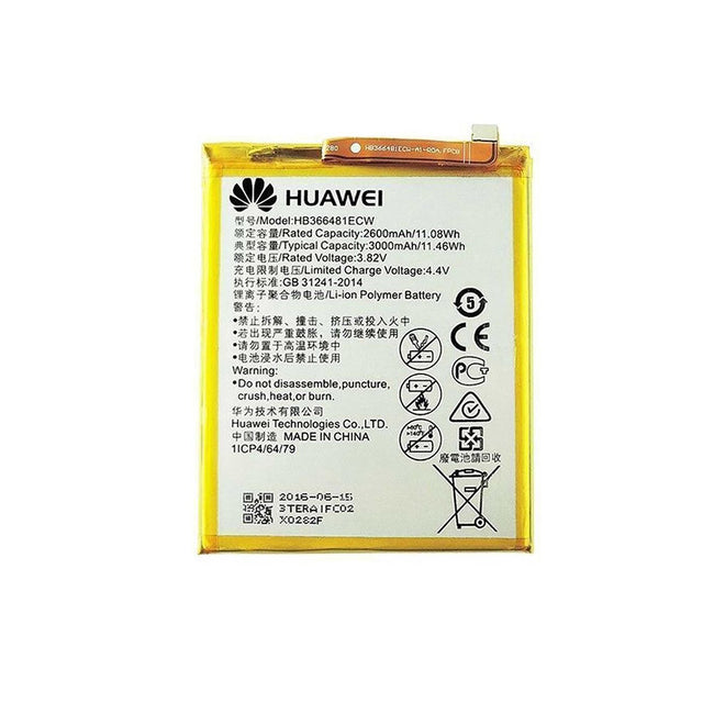 Genuine battery for Huawei P9/P9 Lite/P8 Lite 2017/Honor 8/Honor 5C/Y7 2018/P10 Lite/P20 Lite (original, model HB366481ECW)