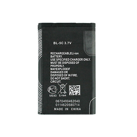 Originele batterij voor Nokia E60/NGage/N70/N91/1100/1110/1600/2300/2600/3100/3120/3650/3660/6030... (origineel, model BL-5C)