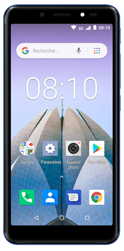 Konrow City 55 - Android 8.1 - 3G - Écran 5.34'' - 8Go, 1Go RAM - Bleu