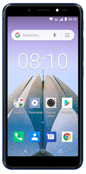 Konrow City 55 - Android 8.1 - 3G - Écran 5.34'' - 8Go, 1Go RAM - Bleu