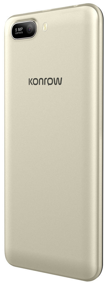 Konrow City 55 - Android 8.1 - 3G - Pantalla de 5,34'' - 8 GB, 1 GB de RAM - Dorado