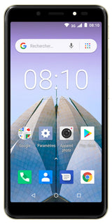 Konrow City 55 - Android 8.1 - 3G - Écran 5.34'' - 8Go, 1Go RAM - Or