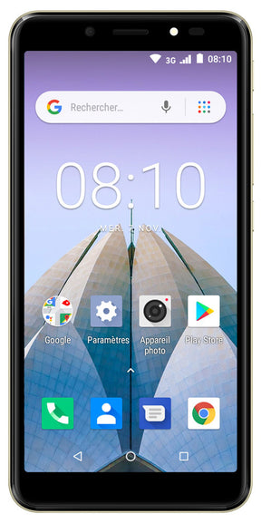 Konrow City 55 - Android 8.1 - 3G - Écran 5.34'' - 8Go, 1Go RAM - Or