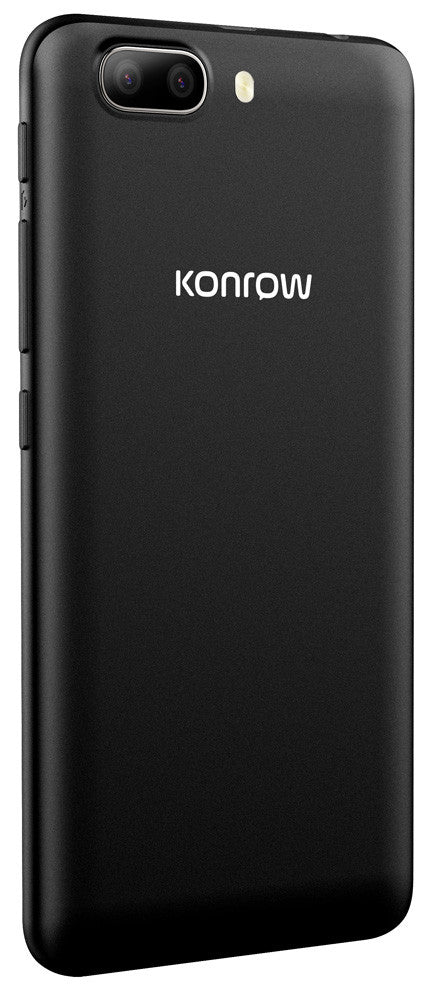 Konrow Easy 55 - Android 8.1 - 4G - Schermo 5.34'' - Dual SIM - 8 GB, 1 GB RAM - Nero